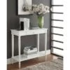 French Country Hall Table with Drawer/Shelf White - Breighton Home 2 French Country Hall Table with Drawer/Shelf White - Breighton Home -Console Tables Sales unnamed file 1626