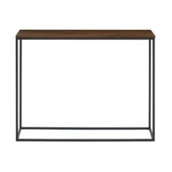 Owen Urban Box Frame Entryway Table - Saracina Home White/black