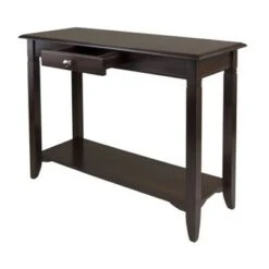 Nolan Console Table with Drawer Cappuccino - Winsome