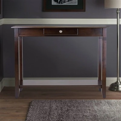 Nolan Console Table with Drawer Cappuccino - Winsome 7 Nolan Console Table with Drawer Cappuccino - Winsome - Image 5