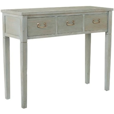 Cindy Console with Storage Drawers French Gray - Safavieh 4 Cindy Console with Storage Drawers French Gray - Safavieh - Image 2