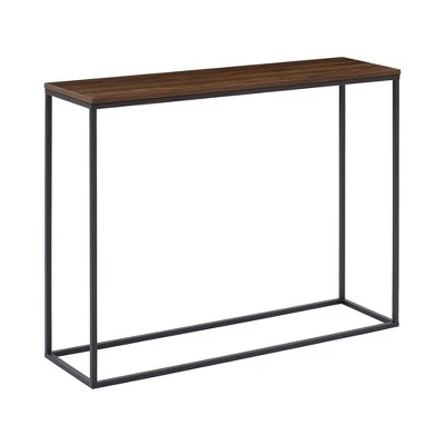 Owen Urban Box Frame Entryway Table - Saracina Home White/black 7 Owen Urban Box Frame Entryway Table - Saracina Home White/black - Image 5