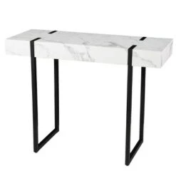 Wennan Modern Faux Marble Console Table Black/White - Aiden Lane 12 Wennan Modern Faux Marble Console Table Black/White - Aiden Lane -Console Tables Sales unnamed file 1734