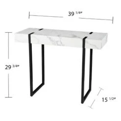 Wennan Modern Faux Marble Console Table Black/White - Aiden Lane 17 Wennan Modern Faux Marble Console Table Black/White - Aiden Lane -Console Tables Sales unnamed file 1739