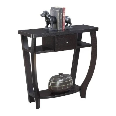 Breighton Home Newport Dorchester Console Table - Johar Furniture Espresso 4 Breighton Home Newport Dorchester Console Table - Johar Furniture Espresso - Image 2