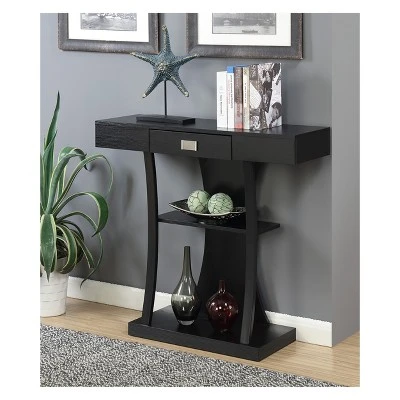 Newport Harri Console Table Black - Breighton Home 4 Newport Harri Console Table Black - Breighton Home - Image 2