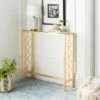 Jovanna Console Table - Gold / Clear - Safavieh 2 Jovanna Console Table - Gold / Clear - Safavieh -Console Tables Sales unnamed file 1763