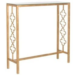 Jovanna Console Table - Gold / Clear - Safavieh 6 Jovanna Console Table - Gold / Clear - Safavieh -Console Tables Sales unnamed file 1764