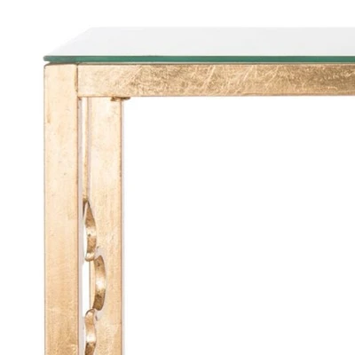 Jovanna Console Table - Gold / Clear - Safavieh 5 Jovanna Console Table - Gold / Clear - Safavieh - Image 3