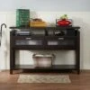 Ambrose Console Table Espresso - HOMES: Inside + Out