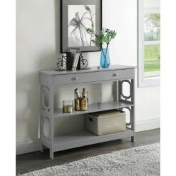 Omega 1 Drawer Console Table Gray - Breighton Home 17 Omega 1 Drawer Console Table Gray - Breighton Home -Console Tables Sales unnamed file 1812