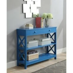 Oxford 1 Drawer Console Table Blue - Breighton Home 10 Oxford 1 Drawer Console Table Blue - Breighton Home -Console Tables Sales unnamed file 1818