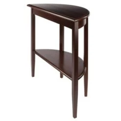 Concord Hall / Console Table, Half Moon with Drawer, Shelf - Antique Walnut - Winsome 13 Concord Hall / Console Table, Half Moon with Drawer, Shelf - Antique Walnut - Winsome -Console Tables Sales unnamed file 1828