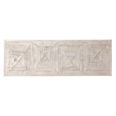 Thorpe Long Reclaimed Wood Console Table Gray/Black - Aiden Lane 8 Thorpe Long Reclaimed Wood Console Table Gray/Black - Aiden Lane - Image 6