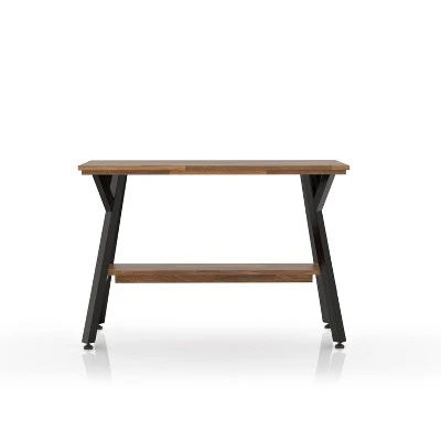 Mafi Open Shelf Console Table Black - HOMES: Inside + Out 4 Mafi Open Shelf Console Table Black - HOMES: Inside + Out - Image 2