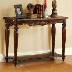 Halbarry Traditional Open Shelf Sofa Table Red - HOMES: Inside + Out