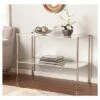 Southern Enterprises Stephens Console Table - Metallic Silver - Aiden Lane -Console Tables Sales unnamed file 1869