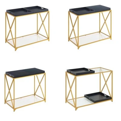 St Andrews Console Table - Breighton Home Black/gold 9 St Andrews Console Table - Breighton Home Black/gold - Image 7