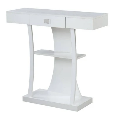 Breighton Home Newport Harri Console Table - Johar Furniture White 5 Breighton Home Newport Harri Console Table - Johar Furniture White - Image 3