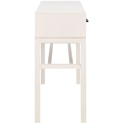 Ajana 2 Drawer Console - Distressed White W/Distressed White Drawer - Safavieh 6 Ajana 2 Drawer Console - Distressed White W/Distressed White Drawer - Safavieh - Image 4