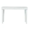Denmit Glass-Top Console Table White - Aiden Lane 1 Denmit Glass-Top Console Table White - Aiden Lane -Console Tables Sales unnamed file 1933
