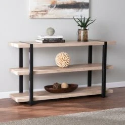 Grayste Console Table with Storage Natural/Black - Aiden Lane -Console Tables Sales unnamed file 1944