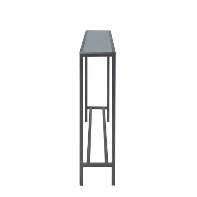Dillard Narrow Long Console Table Gray - Aiden Lane 7 Dillard Narrow Long Console Table Gray - Aiden Lane - Image 5