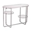 Malissa Mirrored Console Table with Storage Silver - Aiden Lane 1 Malissa Mirrored Console Table with Storage Silver - Aiden Lane -Console Tables Sales unnamed file 2003