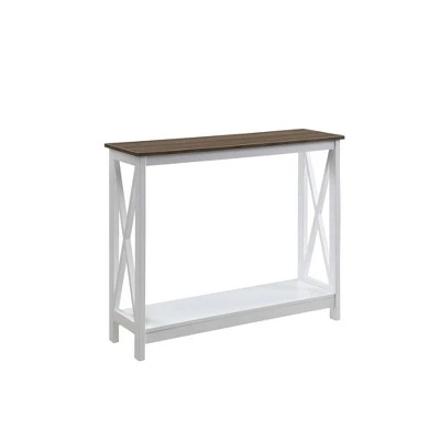 Oxford Console Table - Breighton Home Driftwood/white 6 Oxford Console Table - Breighton Home Driftwood/white - Image 4