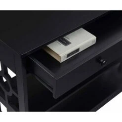 Breighton Home Ring 1 Drawer Console Table - Johar Furniture Black -Console Tables Sales unnamed file 2095