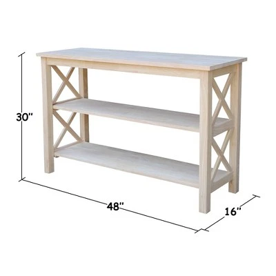 Hampton Console Table - International Concepts Gray/taupe 4 Hampton Console Table - International Concepts Gray/taupe - Image 2