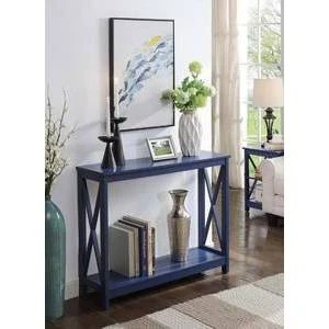 Oxford Console Table Cobalt Blue - Breighton Home 4 Oxford Console Table Cobalt Blue - Breighton Home - Image 2