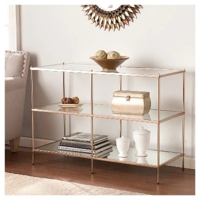 Southern Enterprises Benton Console Table Warm Gold - Aiden Lane 3 Southern Enterprises Benton Console Table Warm Gold - Aiden Lane