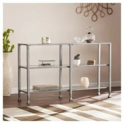 Jamel 3 - Tier Console Table - Aiden Lane Gold