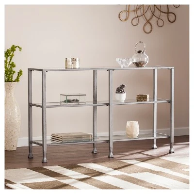 Jamel 3 - Tier Console Table - Aiden Lane Gold 3 Jamel 3 - Tier Console Table - Aiden Lane Gold
