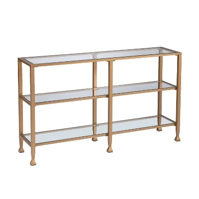 Jamel 3 - Tier Console Table - Aiden Lane Gold 14 Jamel 3 - Tier Console Table - Aiden Lane Gold - Image 12
