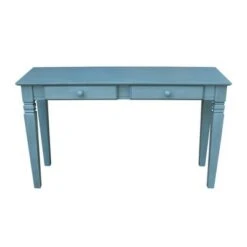 Java Console Table with 2 Drawers - International Concepts Black