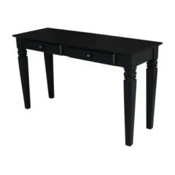 Java Console Table with 2 Drawers - International Concepts Black -Console Tables Sales unnamed file 2259