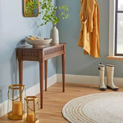 Hearth & Hand W/Magnolia Furniture Turned Leg Wood Console Table Brown - Hearth & Hand™ with Magnolia 3 Hearth & Hand W/Magnolia Furniture Turned Leg Wood Console Table Brown - Hearth & Hand™ with Magnolia