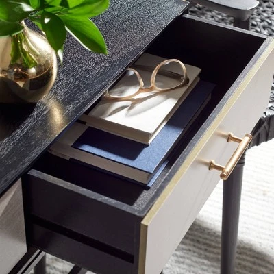 Estella 2 Drawers Console Table - Safavieh Black 4 Estella 2 Drawers Console Table - Safavieh Black - Image 2