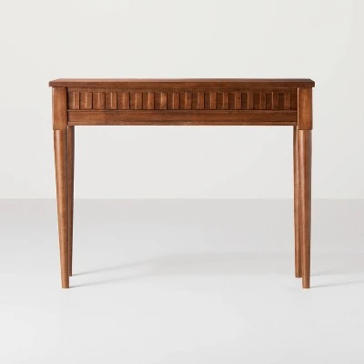 Hearth & Hand W/Magnolia Furniture Turned Leg Wood Console Table Brown - Hearth & Hand™ with Magnolia 4 Hearth & Hand W/Magnolia Furniture Turned Leg Wood Console Table Brown - Hearth & Hand™ with Magnolia - Image 2