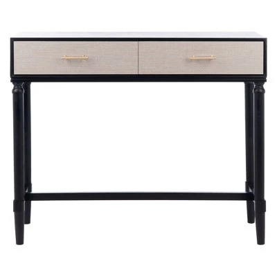 Estella 2 Drawers Console Table - Safavieh Black 14 Estella 2 Drawers Console Table - Safavieh Black - Image 12