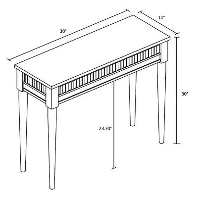 Hearth & Hand W/Magnolia Furniture Turned Leg Wood Console Table Brown - Hearth & Hand™ with Magnolia 8 Hearth & Hand W/Magnolia Furniture Turned Leg Wood Console Table Brown - Hearth & Hand™ with Magnolia - Image 6
