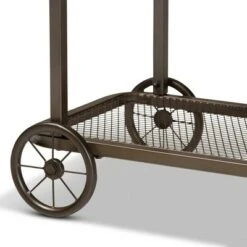 Terence Vintage Industrial Natural Wood and Metal Wheeled Console Table Black - Baxton Studio 10 Terence Vintage Industrial Natural Wood and Metal Wheeled Console Table Black - Baxton Studio -Console Tables Sales unnamed file 2315