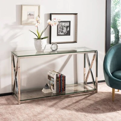 Console Table Chrome - Safavieh 3 Console Table Chrome - Safavieh