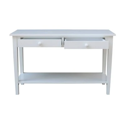Spencer Console Server Table White - International Concepts 8 Spencer Console Server Table White - International Concepts - Image 6