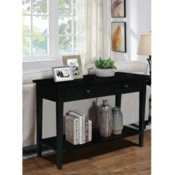 Spencer Console Server Table Black - International Concepts