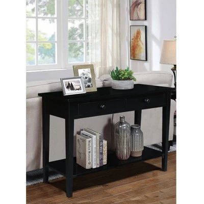 Spencer Console Server Table Black - International Concepts 3 Spencer Console Server Table Black - International Concepts