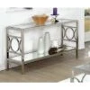 Nora Console Table Chrome - HOMES: Inside + Out 2 Nora Console Table Chrome - HOMES: Inside + Out -Console Tables Sales unnamed file 2355