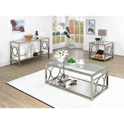 Nora Console Table Chrome - HOMES: Inside + Out 4 Nora Console Table Chrome - HOMES: Inside + Out - Image 2